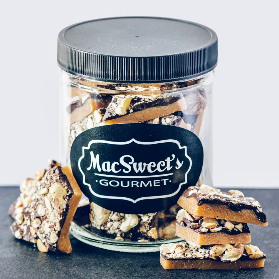 Milk Chocolate Salted Almond Toffee (GF)