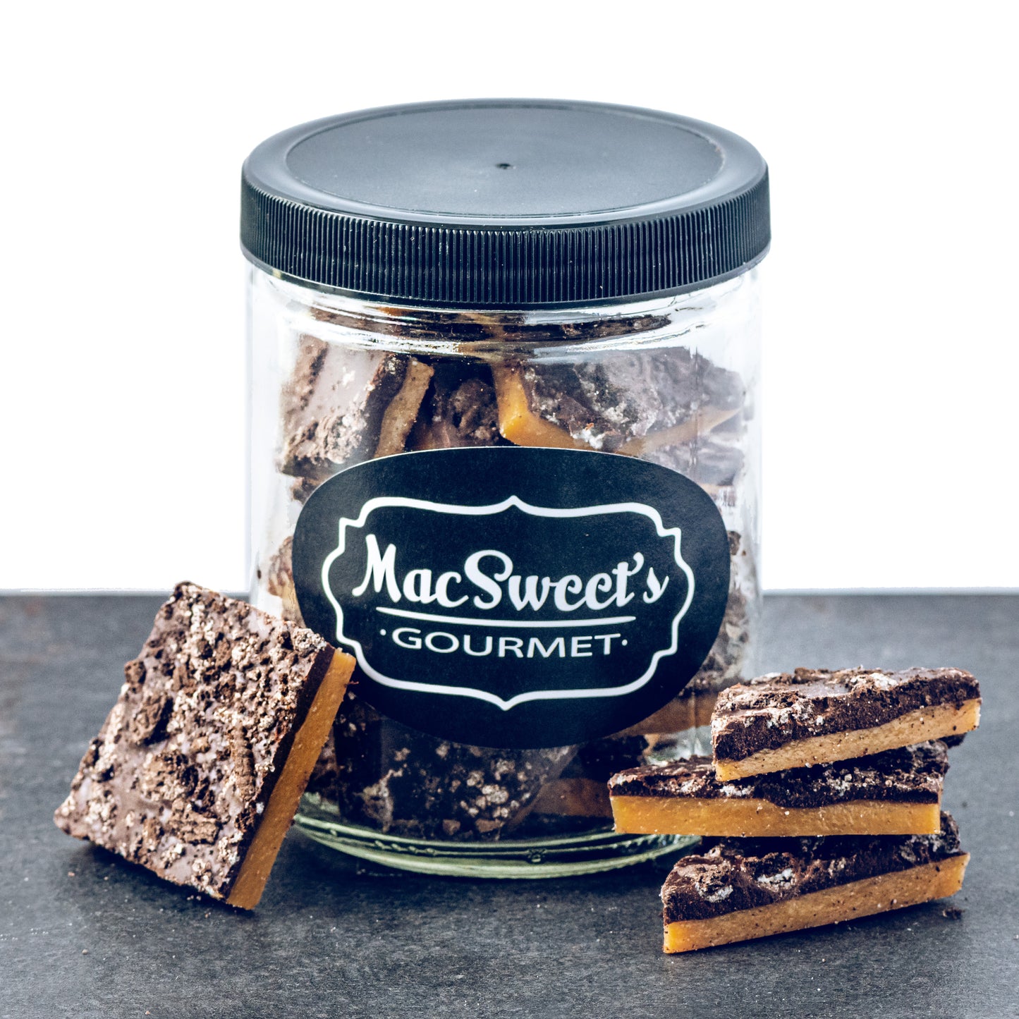 Dark Chocolate Cookie Toffee