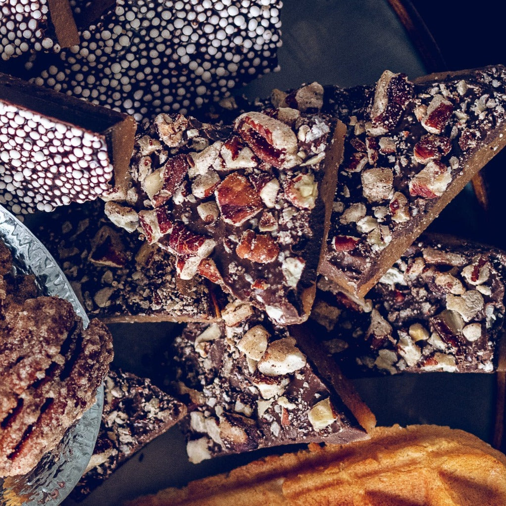 Milk Chocolate Pecan Toffee from MacSweet's Gourmet in Massachusetts